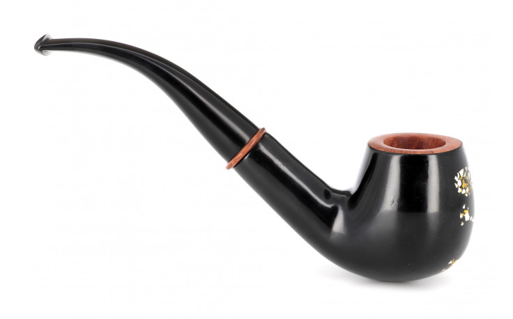 Coffre en noyer pipe Pierre Voisin salamandre