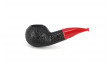 Pipe courte Savinelli Mini 321 rustiquée (tuyau rouge)