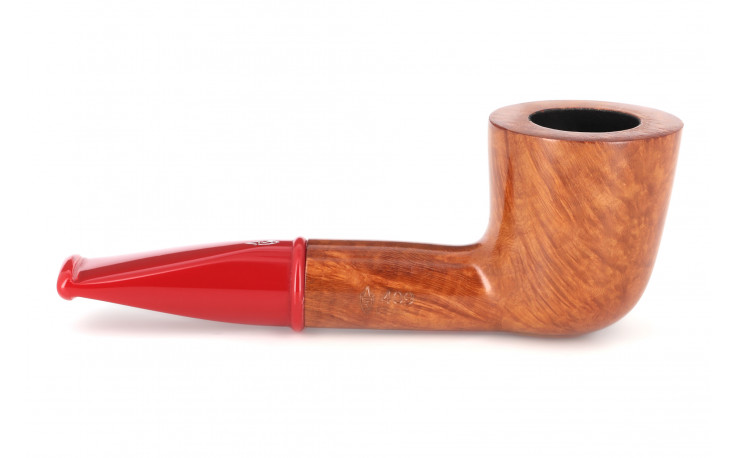 Pipe courte Savinelli Mini 409 lisse (tuyau rouge)