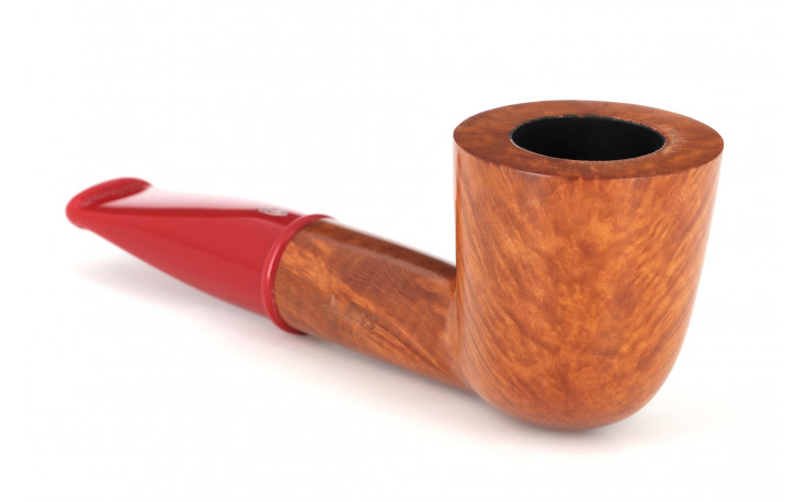 Pipe courte Savinelli Mini 409 lisse (tuyau rouge)