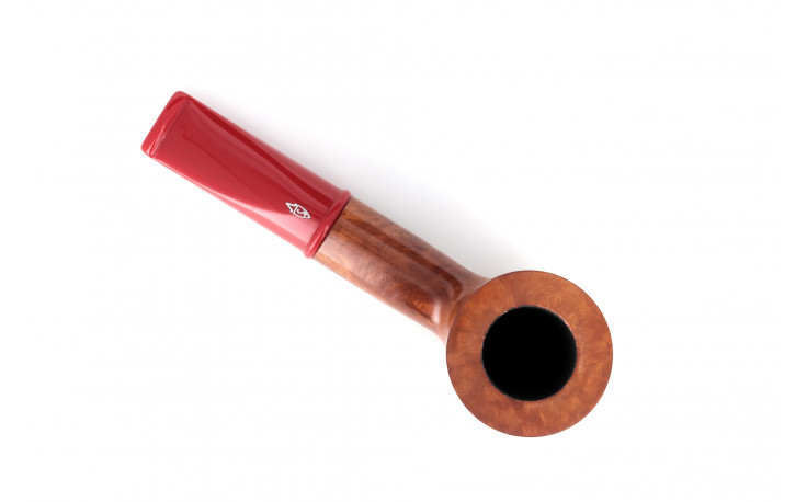 Pipe courte Savinelli Mini 409 lisse (tuyau rouge)