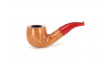 Pipe courte Savinelli Mini 601 lisse (tuyau rouge)