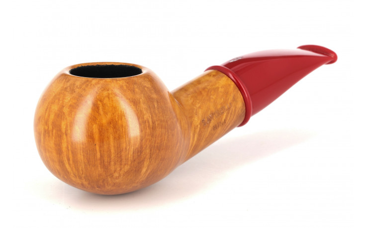 Pipe courte Savinelli Mini 321 lisse (tuyau rouge)