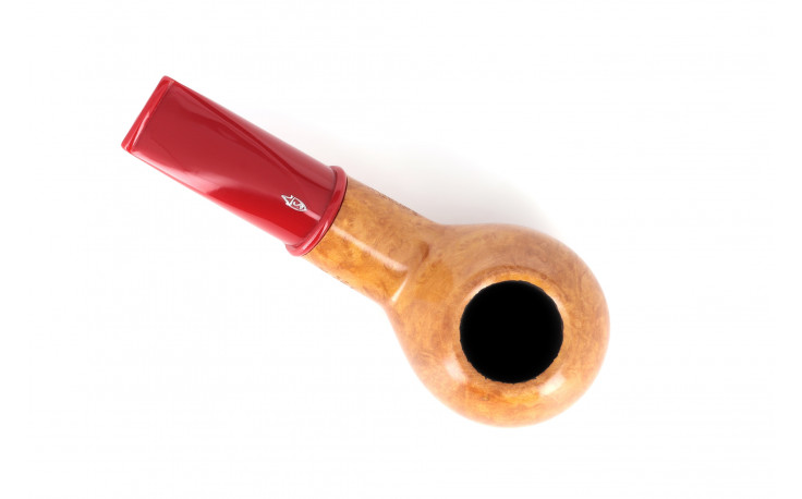 Pipe courte Savinelli Mini 321 lisse (tuyau rouge)