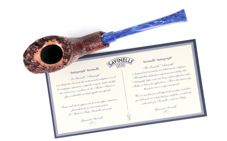 Pipe Savinelli Autograph Ring Grain bruyère sablée