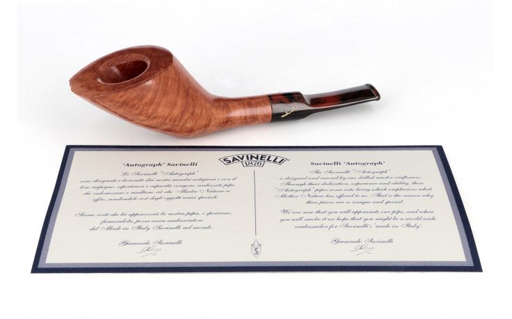 Pipe Savinelli Autograph Horn 083 (Grade 8)