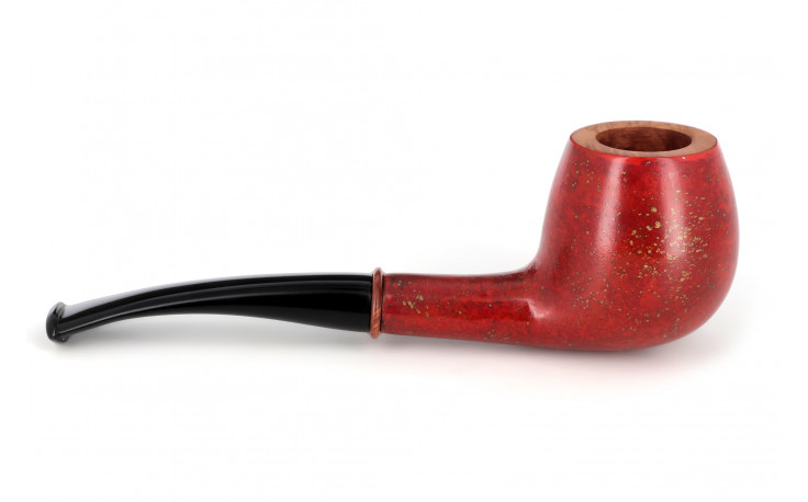 Pipe Pierre Voisin cintrée rouge (21)