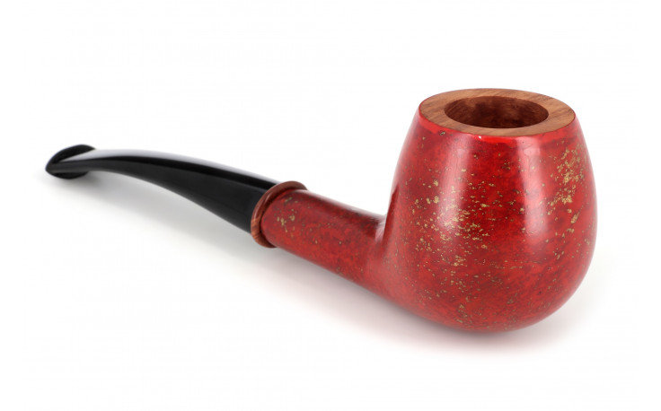 Pipe Pierre Voisin cintrée rouge (21)