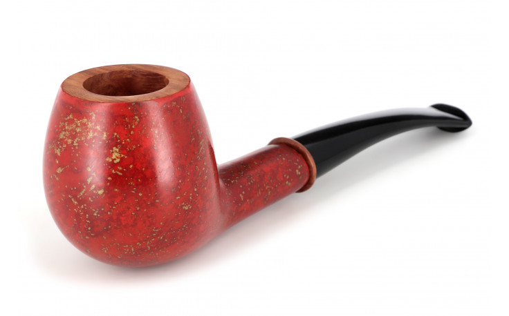 Pipe Pierre Voisin cintrée rouge (21)