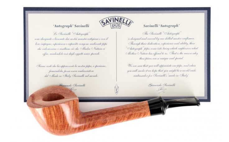 Pipe Savinelli Autograph Pot 079 (Grade 0)