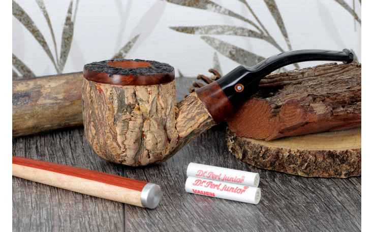 Pipe Tom Spanu Sughero courbe (tuyau noir sifflet)