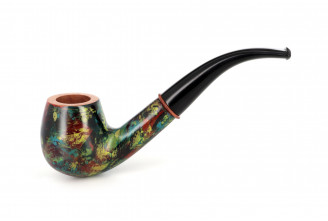 Pipe Pierre Voisin courbe multicolore (34)