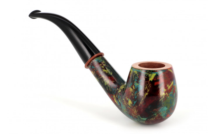 Pipe Pierre Voisin courbe multicolore (34)