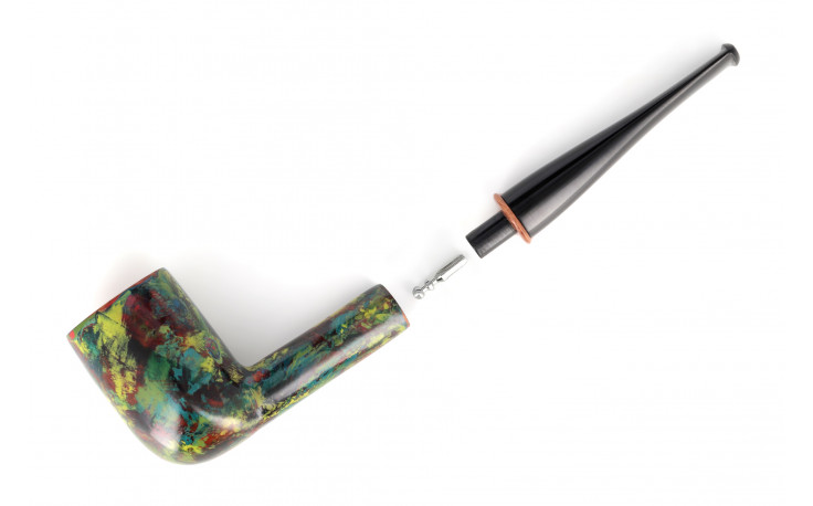 Pipe Pierre Voisin droite multicolore (35)