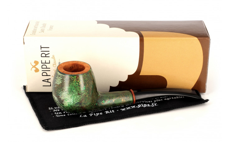 Pipe Pierre Voisin cintrée verte (38)