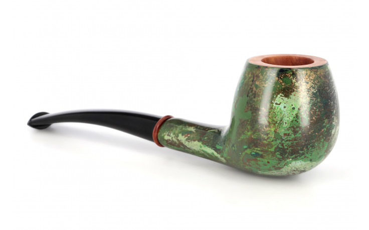 Pipe Pierre Voisin cintrée verte (38)