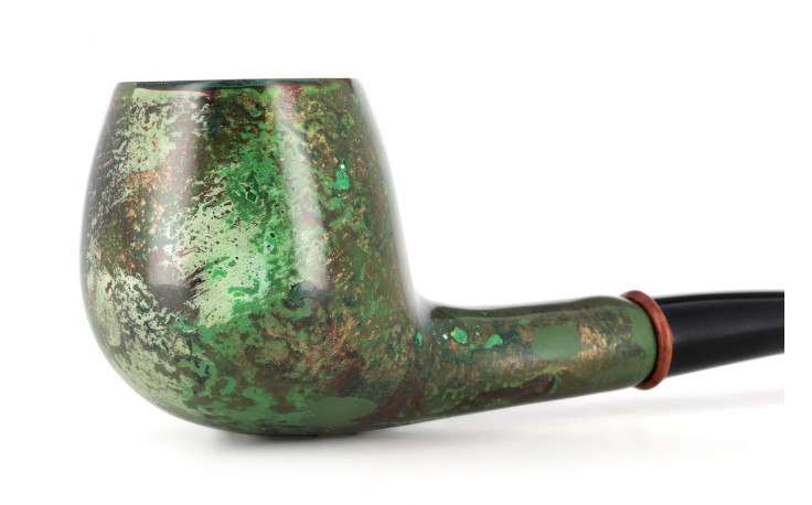 Pipe Pierre Voisin cintrée verte (38)