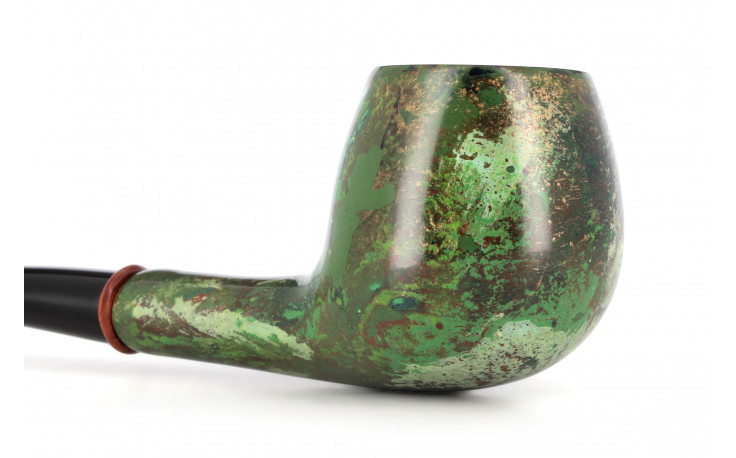 Pipe Pierre Voisin cintrée verte (38)