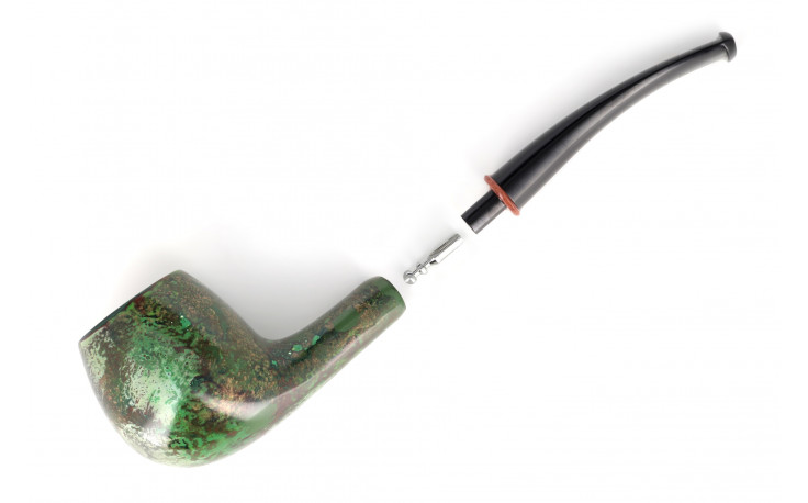 Pipe Pierre Voisin cintrée verte (38)