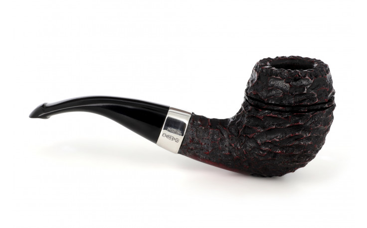 Pipe Peterson Sherlock Holmes Deerstalker (rustiquée) (sans filtre) (P-Lip)