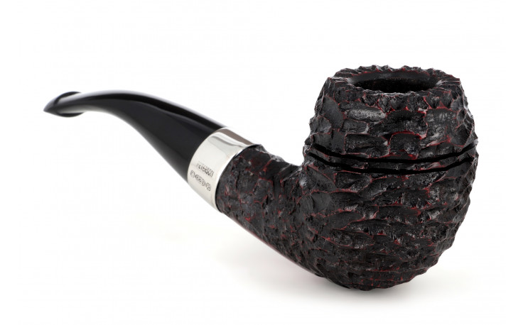 Pipe Peterson Sherlock Holmes Deerstalker (rustiquée) (sans filtre) (P-Lip)