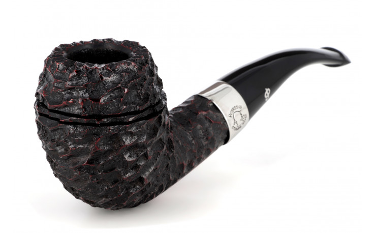 Pipe Peterson Sherlock Holmes Deerstalker (rustiquée) (sans filtre) (P-Lip)