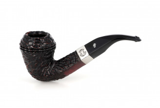 Pipe Peterson Sherlock Holmes Hansom (rustiquée) (sans filtre) (P-Lip)