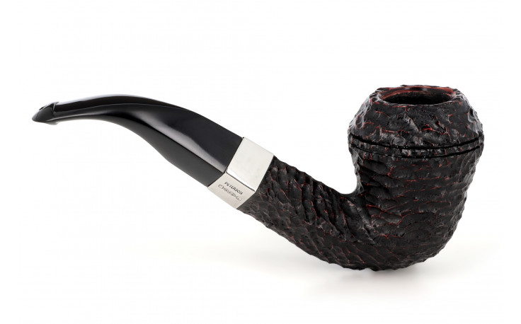 Pipe Peterson Sherlock Holmes Hansom (rustiquée) (sans filtre) (P-Lip)