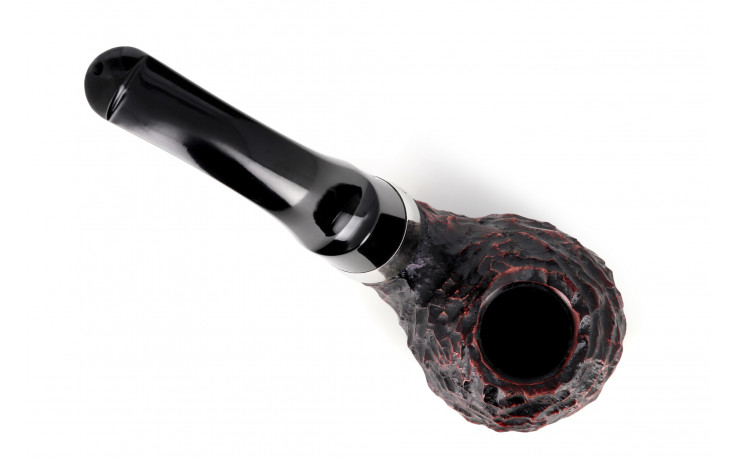 Pipe Peterson Sherlock Holmes Lestrade (rustiquée) (sans filtre) (P-Lip)