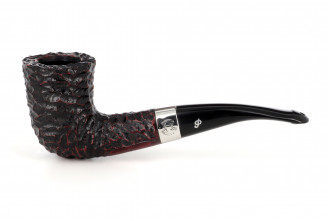 Pipe Peterson Sherlock Holmes Mycroft (rustiquée) (sans filtre) (P-Lip)