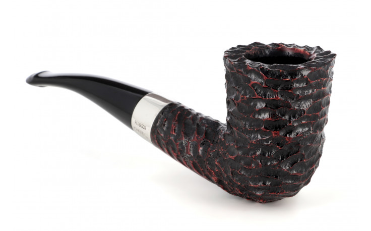 Pipe Peterson Sherlock Holmes Mycroft (rustiquée) (sans filtre) (P-Lip)