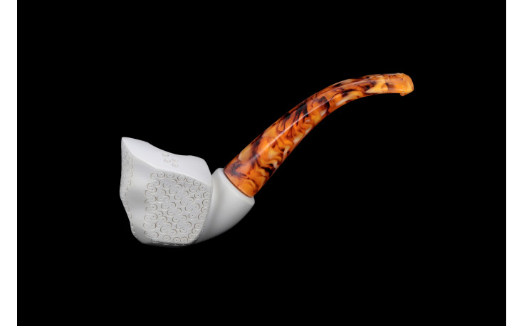 Pipe en écume de mer Design asymétrique