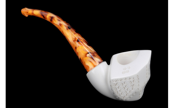 Pipe en écume de mer Design asymétrique