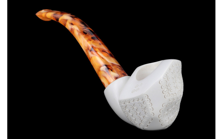 Pipe en écume de mer Design asymétrique