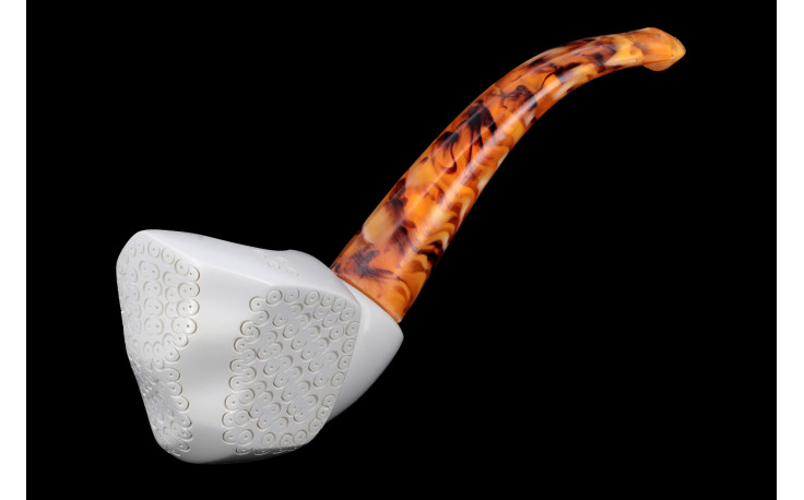 Pipe en écume de mer Design asymétrique