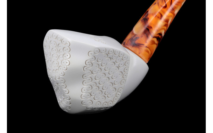 Pipe en écume de mer Design asymétrique