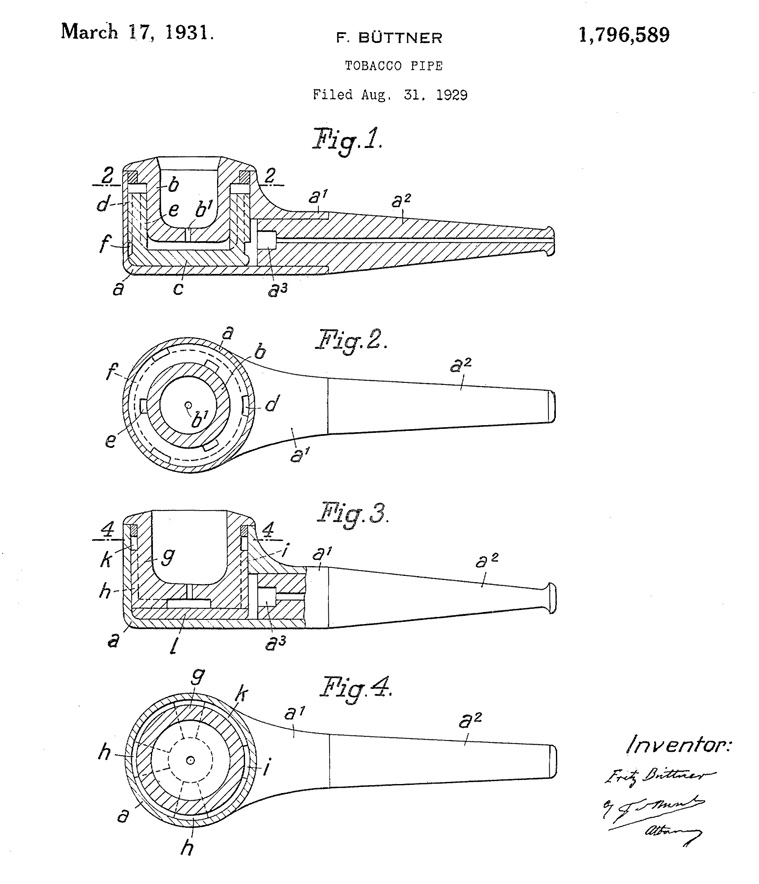 Document technique de la pipe Buttner