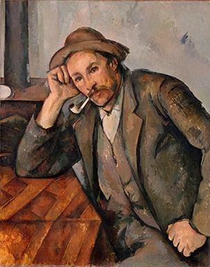 Charles Baudelaire, le fumeur accoudé par Paul Cezanne