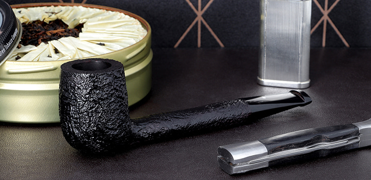 Pipe sablée Dunhill de la collection Shell Briar